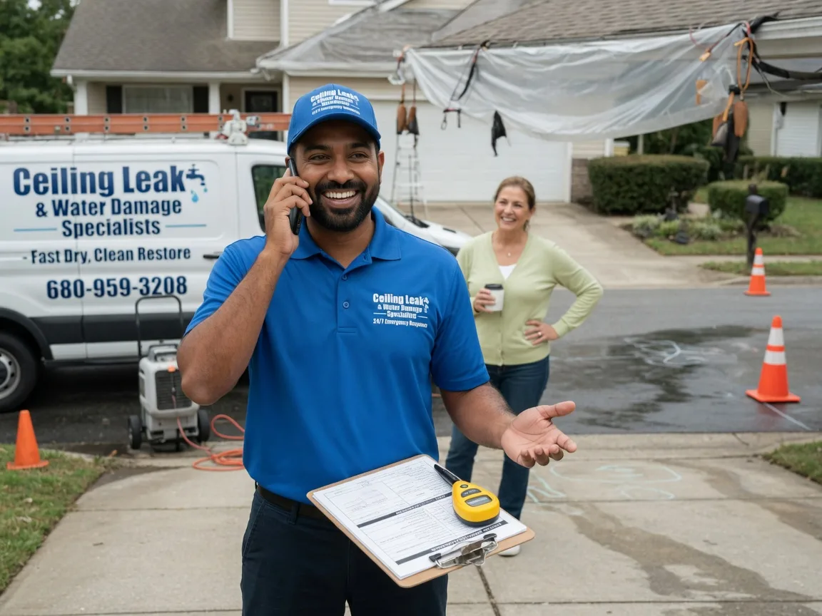 Ceiling Leak Cleanup Coahoma, MS FAQs